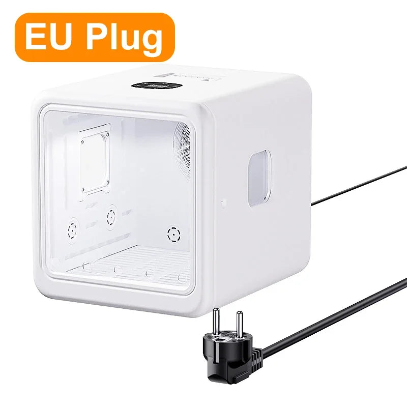 ROJECO 70L Smart Pet Dryer Box Automatic Temperature Control 360° Drying Ultra Quiet Pet Hair Grooming For Dog Cat Dryer 4 Speed