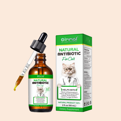 Natural Antibiotic for Cats Helps with Anti Inflammatory Anti-Bacterial Effect Anti-Viral Effect Anti Fungal Effect Supplement