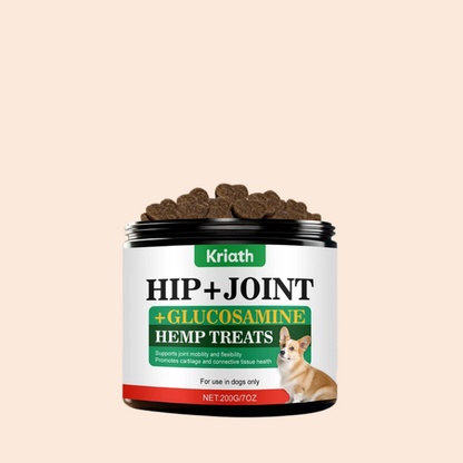 200g Dog Joint Supplement Soft Chews For Senior Dogs Natural Dog Joint Support For Improved Mobility For Senior Dogs