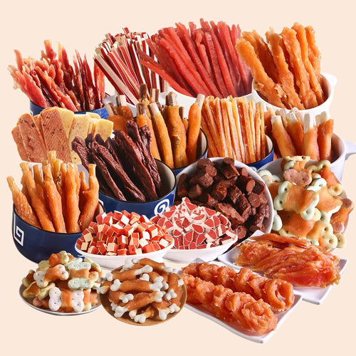 Pet snacks 110g dog snacks training rewards bite-resistant teeth grinding stick chicken breast beef strips