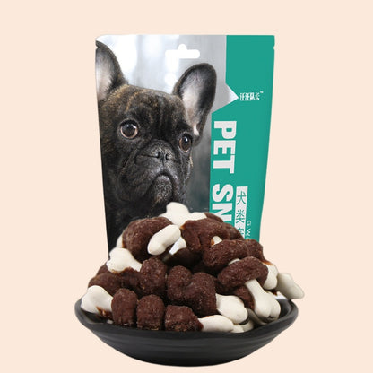 Dog snacks beef tooth cleaning bone wound calcium bone dog grinding stick dog chewing gum pet food