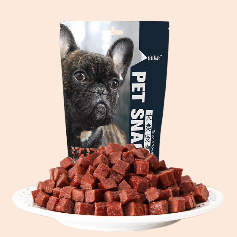 Pet snacks dog food beef grains 430g dog training snacks dog beef grains teddy snacks chicken grains