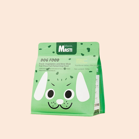 1 Bag Fresh Vegetable and Meat Dog Food 1.5kg 500g Bagged All-Stage Nutritional Dogs Foods Universal Wholesale