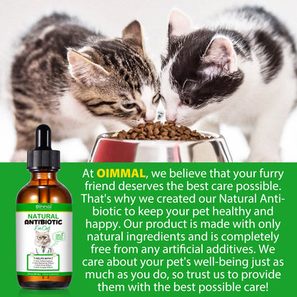 Natural Antibiotic for Cats Helps with Anti Inflammatory Anti-Bacterial Effect Anti-Viral Effect Anti Fungal Effect Supplement