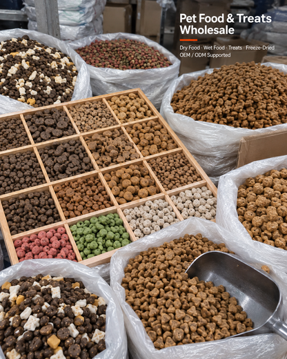 Dry Dog & Cat Food Samples