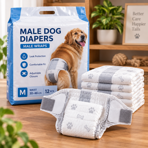 Male & Female Dog Diapers & Wraps Samples