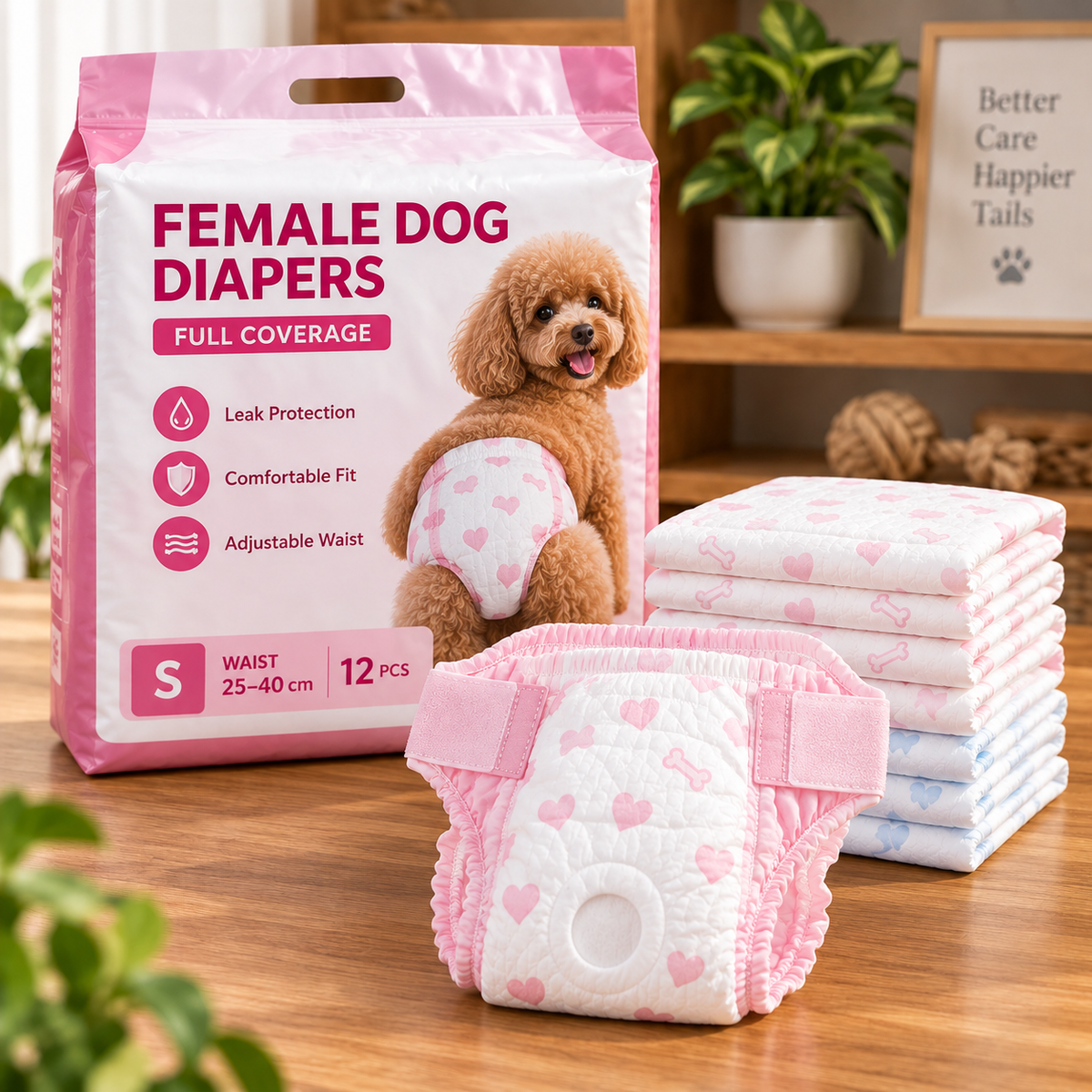 Male & Female Dog Diapers & Wraps Samples