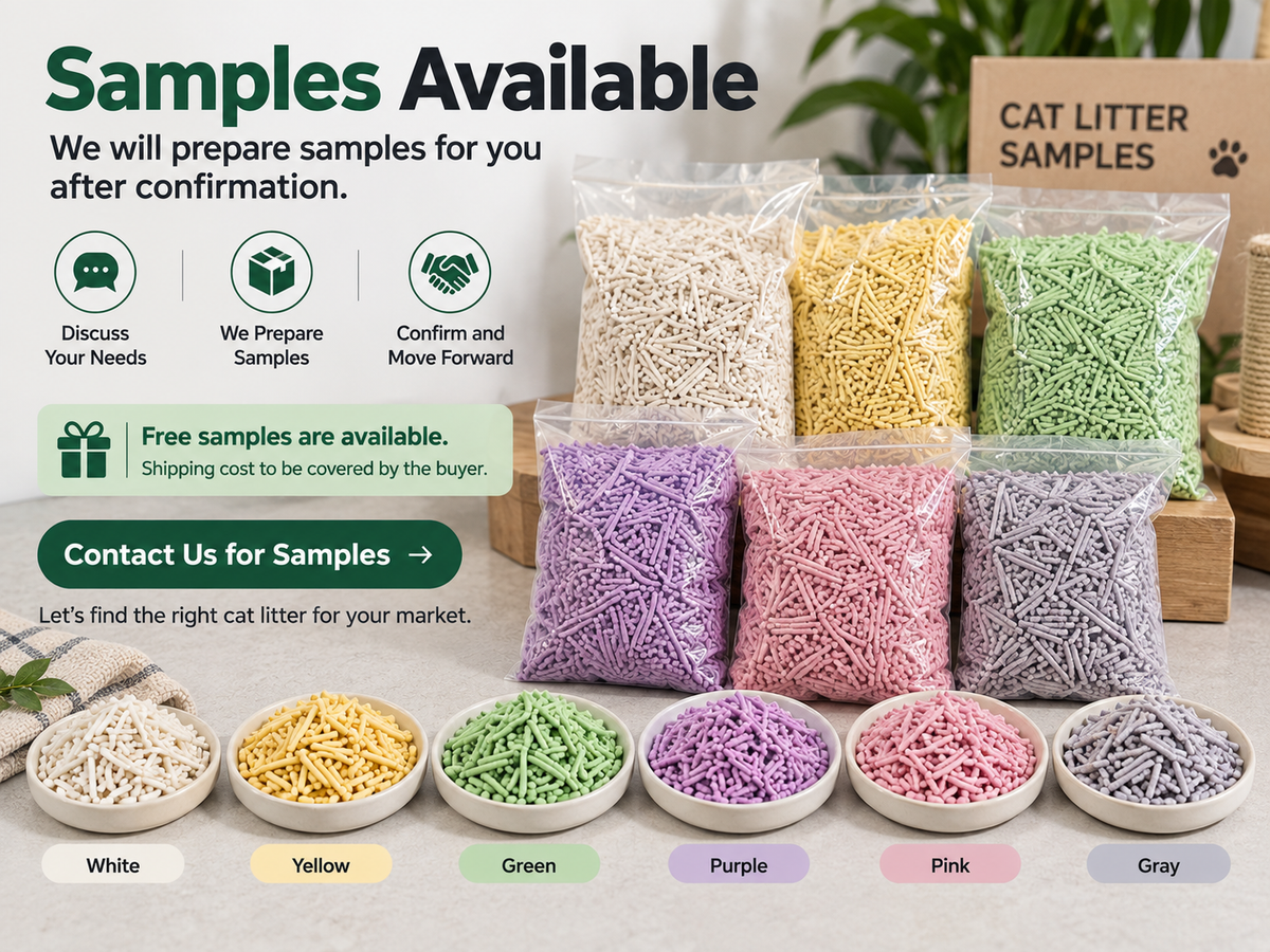 Tofu Cat Litter Samples