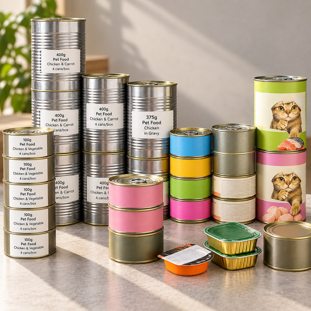 Wet Dog & Cat Food Samples
