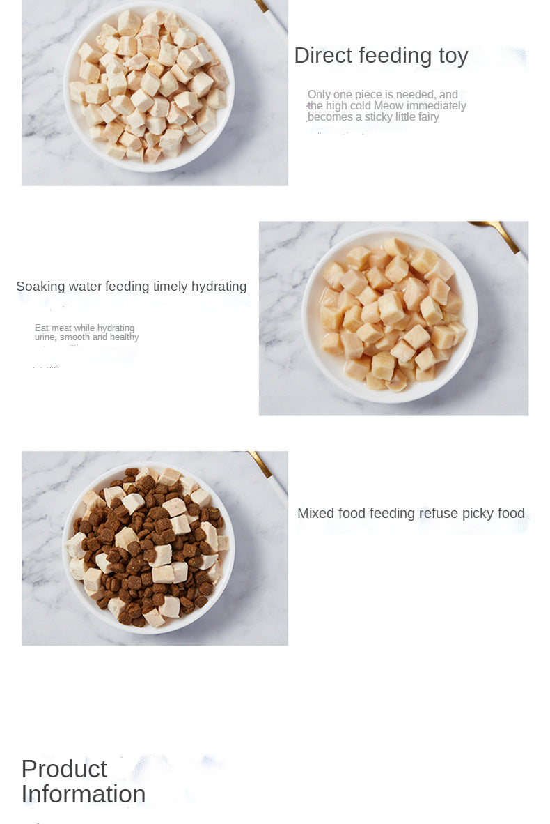 Max Chicken Pet Freeze Dried Snacks, Salmon Egg Yolk, Dog Snacks, Cat Snacks