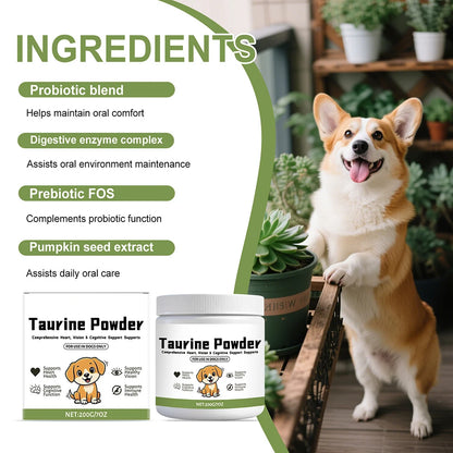 Gentle Canine Taurine Supplement For Daily Care Essential Daily Nutritional Support. Health Aging Support