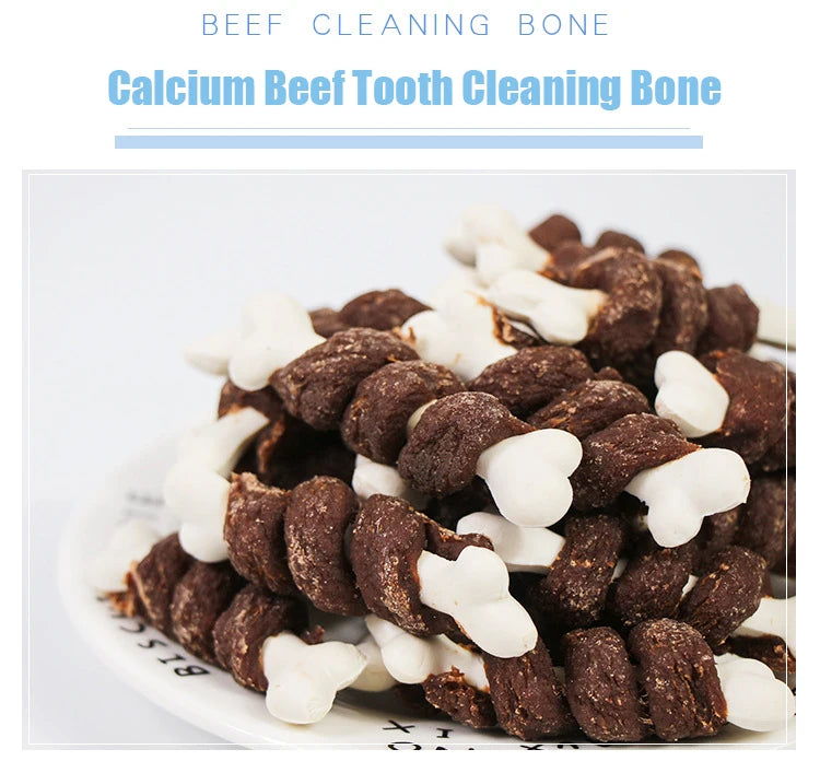 Dog snacks beef tooth cleaning bone wound calcium bone dog grinding stick dog chewing gum pet food
