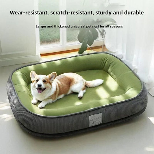 Cooling Pet Bed Dog Mat Removable and Washable Sleeping Pad Pet Sofa Cat Bed Supplies Cats Home Cat Beds for House Four Seasons