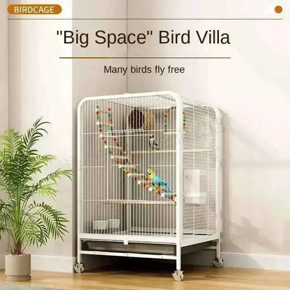 Villa Cage Large Breeding Bird Bird Tiger Skin Parrot Cage Xuan Phoenix Parrot Cage Hachiko Luxury Large Special
