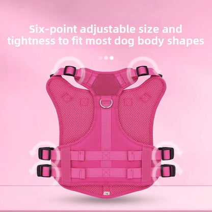 No Pull Dog Harness with Handle Soft Padded Vest Easy Control Reflective for Small Medium Large Dogs Outdoor Walking Training