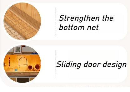 Wooden Bird Cage Parrot Pigeon Birds House with Drawers Ventilate Large Space Bird Nests Home Birds Breeding Box Aviary Pigeon