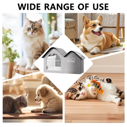 Cooling Cat House Aluminum Foil Insulated Cat Cooling House Tear Resistant Shade Tent Cave Spacious Shelter For Apartment Patio