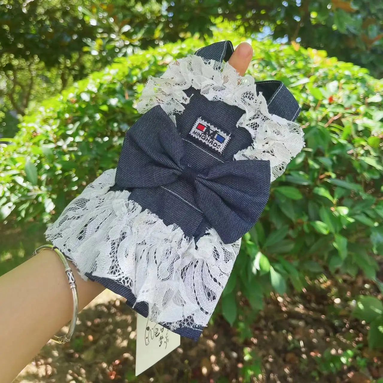 Summer Dog Clothes Denim Jeans with Hat Dog Dress INS Style Small Girl Dog Clothing Couple Pet Outfit Puppy Costume Overalls