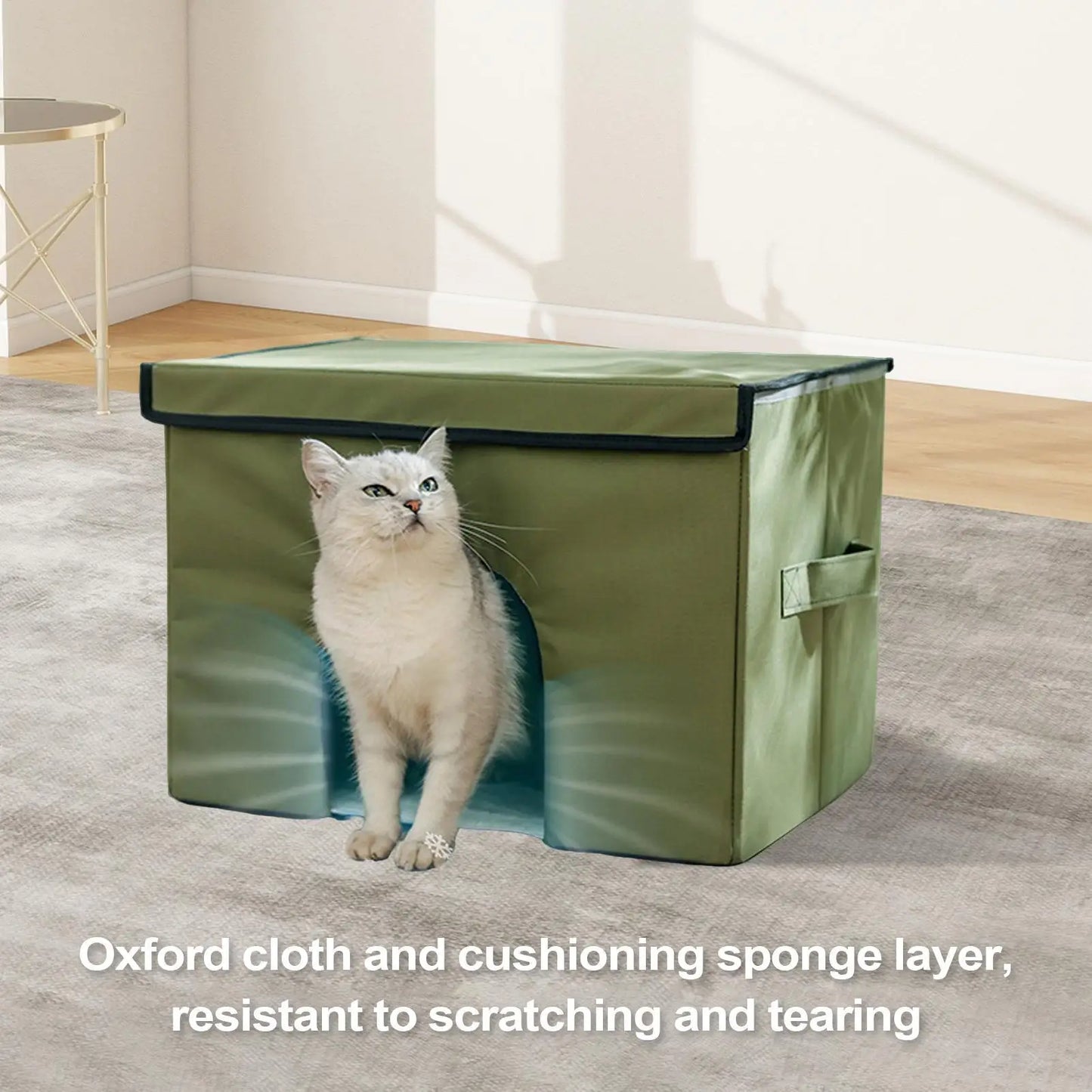 Cooling Outdoor Cat House Portable Cat Air Conditioning House Cold Sleeping Enclosure Pet Supply For Travel Indoor Bedroom