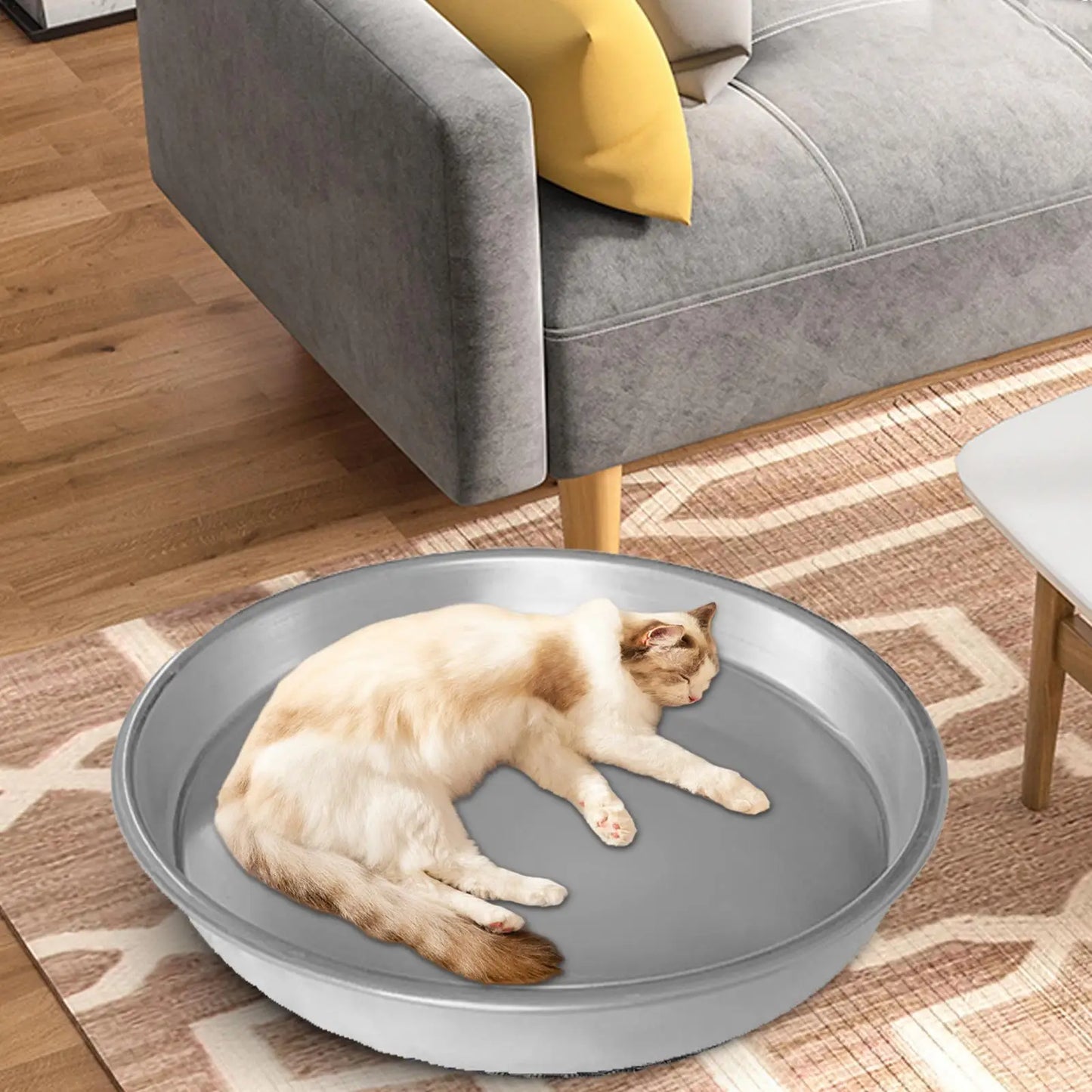 Aluminum pet cooling bed Say goodbye to the hot weather Strong and scratch-resistant tear-resistant durable pet bed supplies