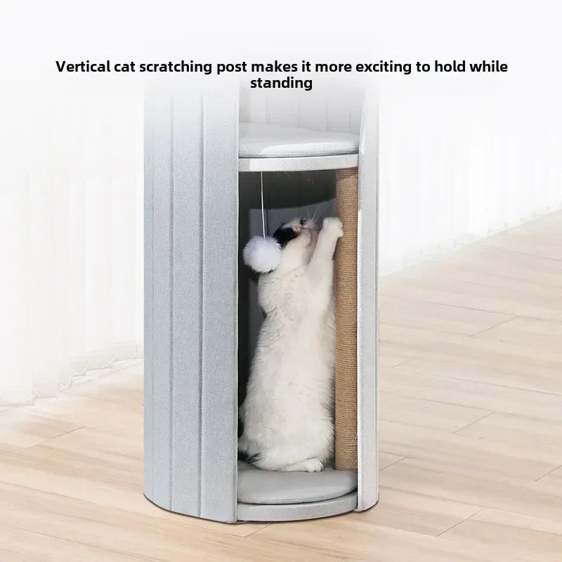 Cat Tree House Cat Climbing Frame All-season Cat House Mat Beds Pet Furniture Pet Supplies Pet Jumping Platform Bunk Beds