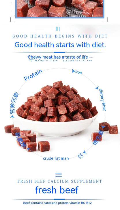 Pet snacks dog food beef grains 430g dog training snacks dog beef grains teddy snacks chicken grains
