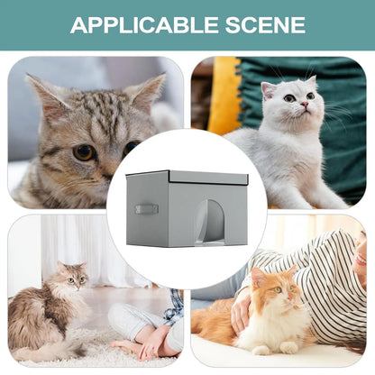Cooling Outdoor Cat House Portable Cat Air Conditioning House Cold Sleeping Enclosure Pet Supply For Travel Indoor Bedroom