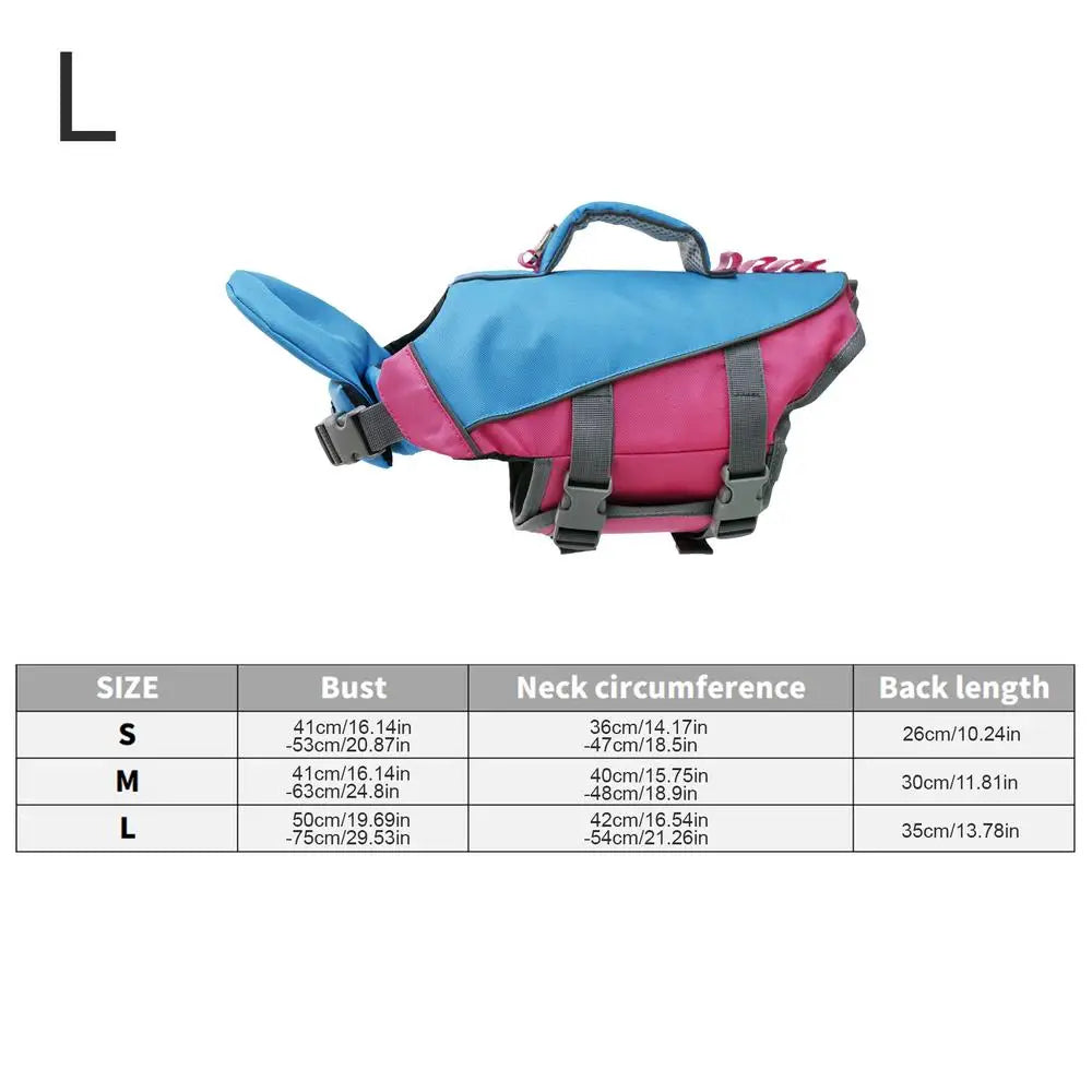 Dog Life Vest Floating Reflective Anti Choking Protective Puppy Life Jacket Swim Vest For Small Large Breed Outdoor Camping Pool
