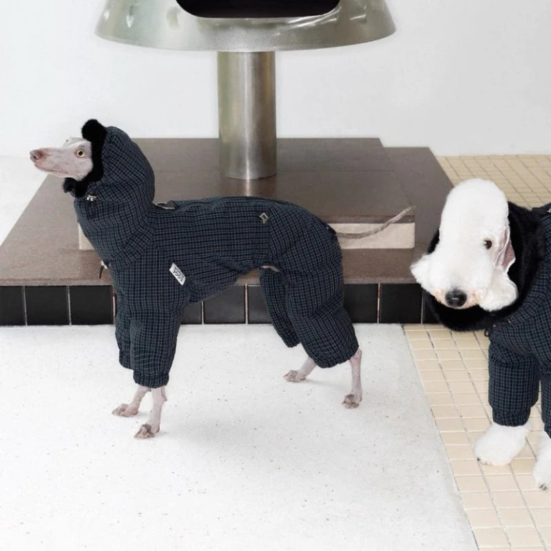 Fashion Down Coating Winter Clothes Warm and Windproof Ecological Cotton Clothes Italy Greyhound Pet Products Dog Onesie Leisure