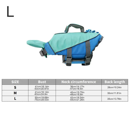 Dog Life Vest Floating Reflective Anti Choking Protective Puppy Life Jacket Swim Vest For Small Large Breed Outdoor Camping Pool