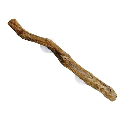Reptile Branch Unique Bearded Dragon Branch Reptile Decor Wooden Tree Trunk Ornament Habitat Decorations Non-slip Climbing