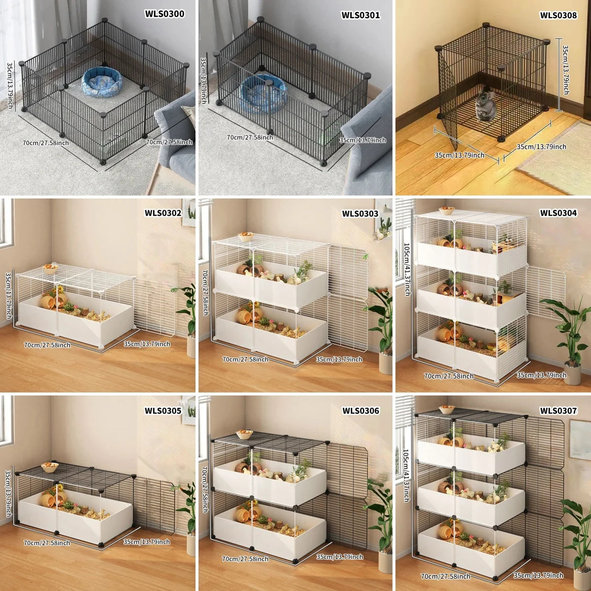 Hamster Cage for Home Use, Luxury Villa for Golden Hamsters, Small Chicken Breeding Observation Cage, Empty Cage