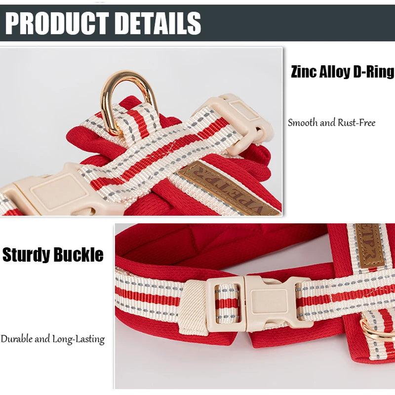 Adjustable Dog Vest Harness Breathable No Pull Harness for Small, Medium Large Dogs Harness for Walking Jogging Easy Step-in