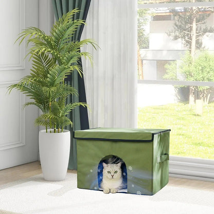 Cooling Outdoor Cat House Portable Cat Air Conditioning House Cold Sleeping Enclosure Pet Supply For Travel Indoor Bedroom