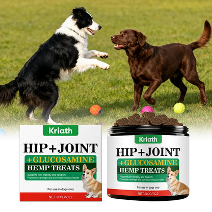 200g Dog Joint Supplement Soft Chews For Senior Dogs Natural Dog Joint Support For Improved Mobility For Senior Dogs