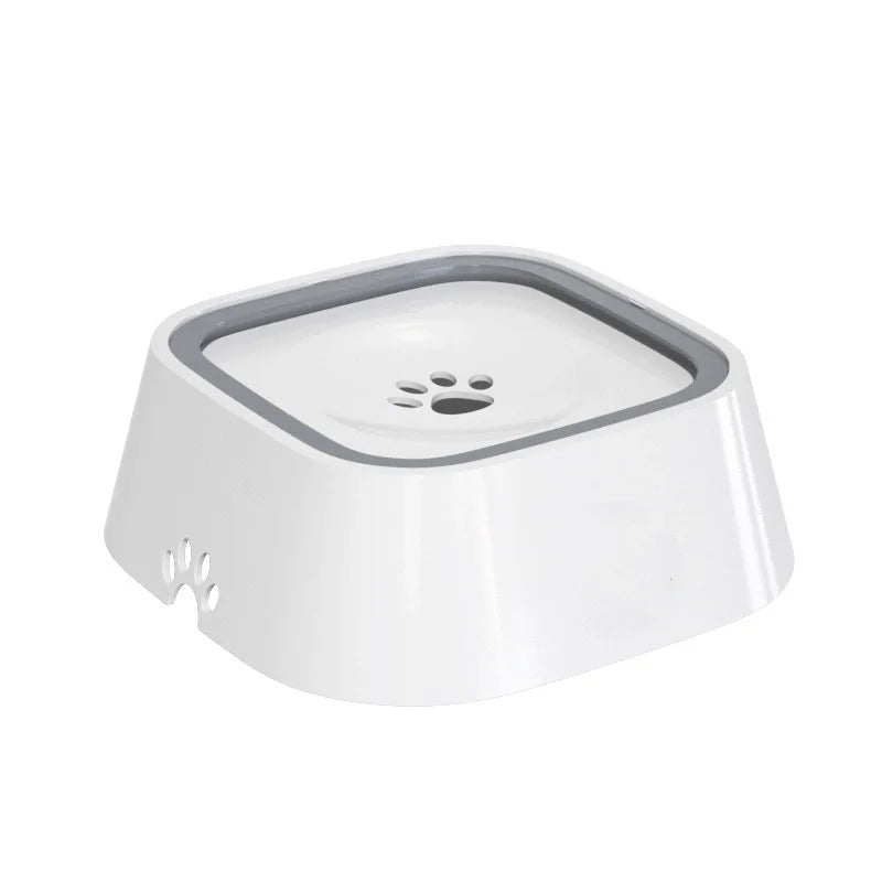 Floating Pet Bowl 1L Pet Water Dispenser ABS Plastic Pet Drinking Bowl Keeps Fur Dry for Long-Haired Pets Drinking Dispenser