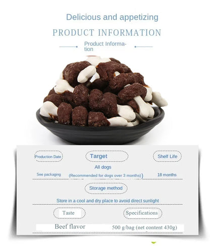 Dog snacks beef tooth cleaning bone wound calcium bone dog grinding stick dog chewing gum pet food