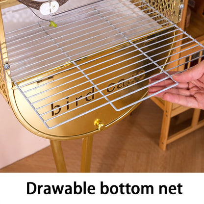 Large Bird Cages Canaries Parrot Houses Luxury Decorative Display Birds Cage Interior Transparent Parakeet Habitats Villa