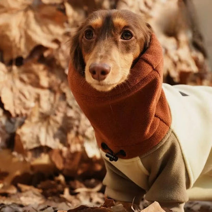 Fashion Thickened 4-legged Dachshund Dog Clothes Winter Soft Waxy Heating Antistatic Double-sided Fleece Dachshund Cotton Home