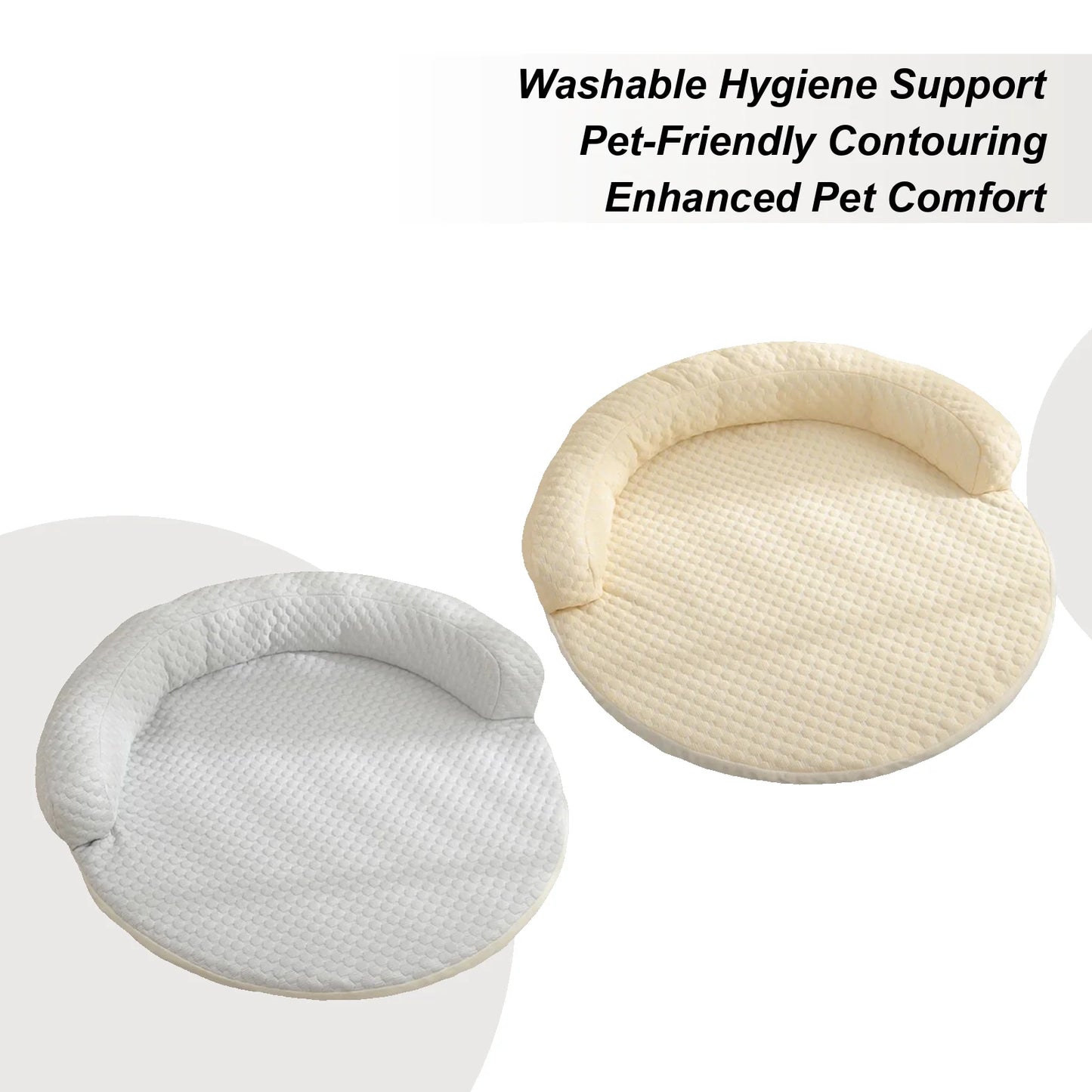 1pcs New Product Summer Pet Cool Pad Dog Kennel Summer Iced Bean Breathable Cool Pet Mat Round Cat Cushion Dog Bed Supplies
