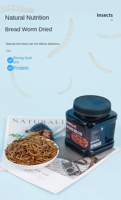 Thrushcross Turtle Snacks Freshwater Small Fish Dried Shrimp Dried Hamster Bread Worm Dried Hamster Snacks