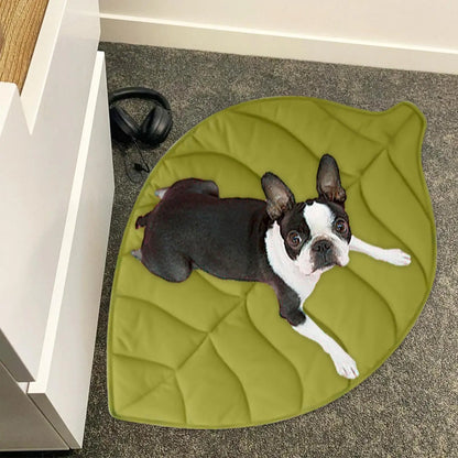 Cat Bed Mat Leafs Shape Pet Blanket Soft Puppy Sleeping Pad Washable Non-Slip Room Decor Floor Rug For Dogs Cats Pet Supplies