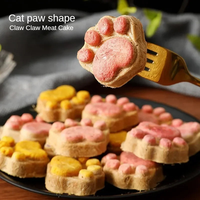 10/20/50Pcs Cat Snacks Cat Biscuit Freeze-Dried Cat Claw Biscuits Dog Snacks Nutrition Fattening Snack Cat Training Reward Snack