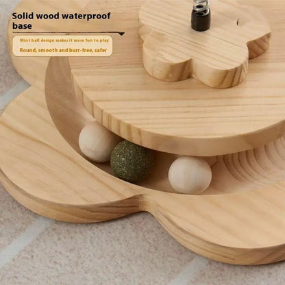 Funny Sisal Cat Scratching Board Cat Climbing Frame Turntable Wear-Resistant Scratching Board Toy Cat Grab Column Cat Supplies