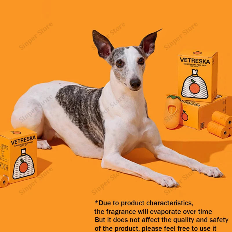 Dog Poop Bag Holder for Leash Dogs Waste Bag Dispenser with Elastic Loop Protable Lightweight Plastic Holders for Pet Dogs