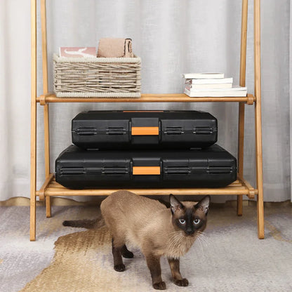 Portable foldable dog cage Oversized breathable pet airline box Car pet cage for traveling Multi-function foldable pet cage