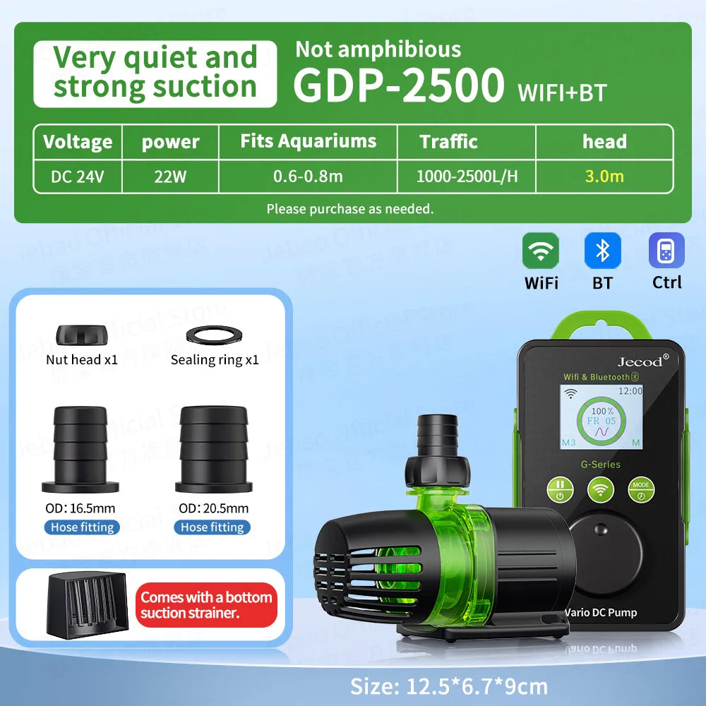 Jebao Jecod GDP Series Fish tank Smart Pump with WiFi BT for Freshwater And Saltwater Aquariums