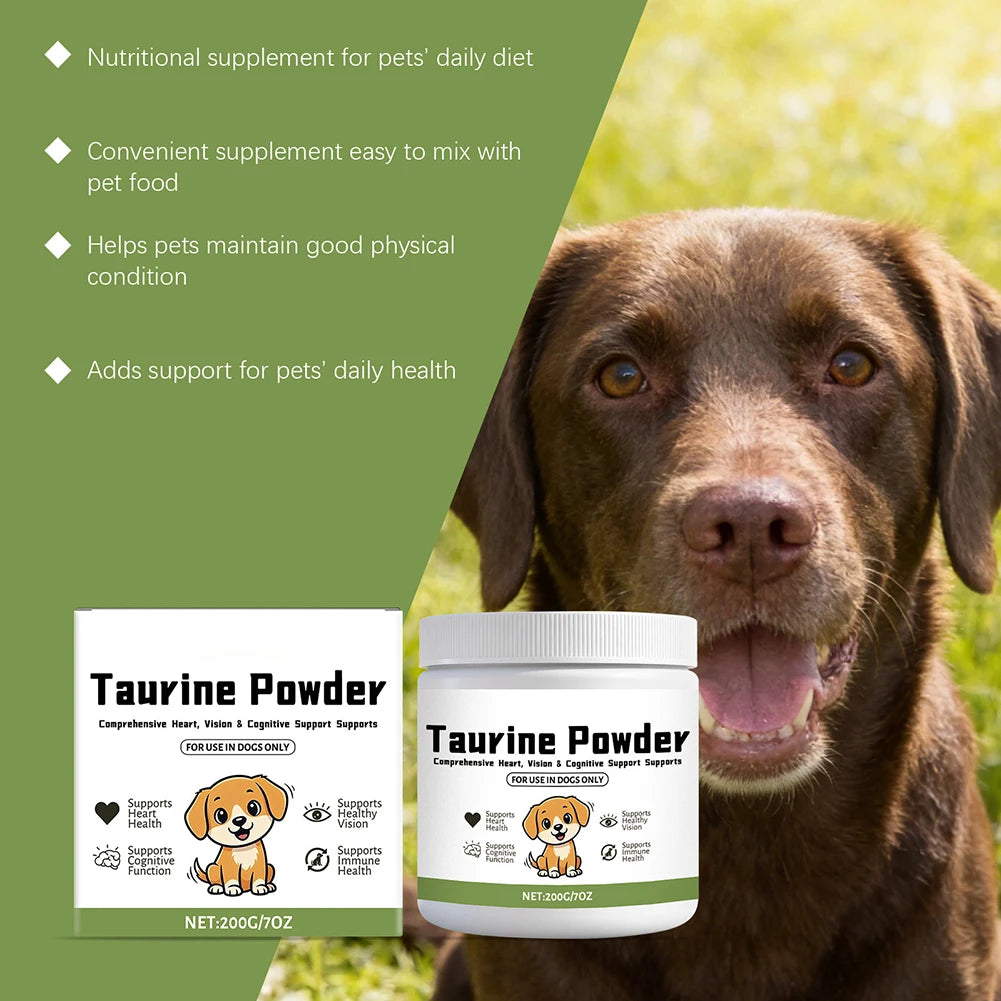 Gentle Canine Taurine Supplement For Daily Care Essential Daily Nutritional Support. Health Aging Support