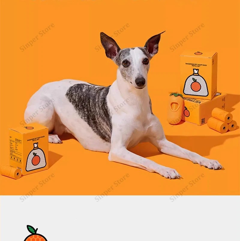 Dog Poop Bag Holder for Leash Dogs Waste Bag Dispenser with Elastic Loop Protable Lightweight Plastic Holders for Pet Dogs