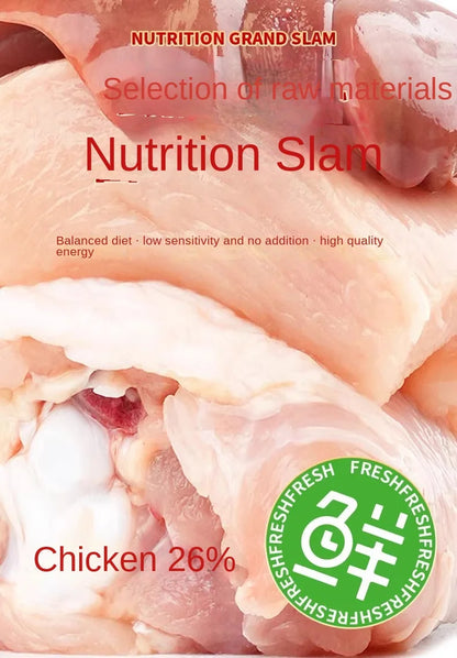 1 Bag Fresh Vegetable and Meat Dog Food 1.5kg 500g Bagged All-Stage Nutritional Dogs Foods Universal Wholesale
